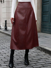 Hazel Blues® | High Waist Midi Skirt