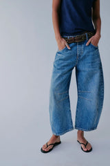 Hazel Blues® | Wide Leg Jeans with Pockets