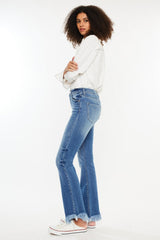 Hazel Blues® | Kancan High Rise Frayed Hem Jeans
