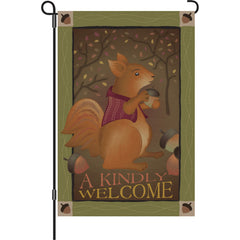 12 in. Flag - A Kindly Welcome