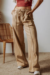 Hazel Blues® | Drawstring Wide Leg Pants with Pockets