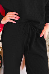 Hazel Blues® | High-Low Round Neck Top and Pants Set
