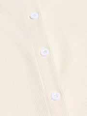 Hazel Blues® | Collared Neck Long Sleeve Top and Drawstring Pants Set