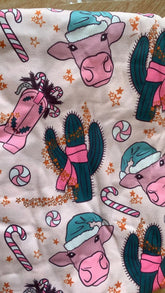 Hazel Blues® | Western Button Front Pajama Set in Five Prints