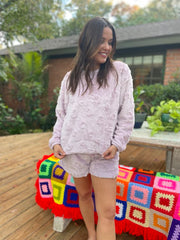 Hazel Blues® | PREORDER: Love To Love You Pajama Short Set in Two Colors