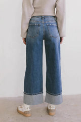 Hazel Blues® | Straight Leg Jeans with Pockets