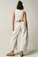 Hazel Blues® | Wide Leg Jeans with Pockets
