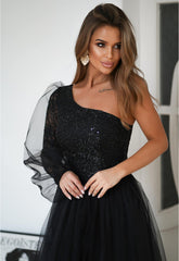 LBD Exclusive Black Blair Prom Dress