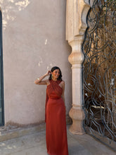 Triana Dress in Terracotta