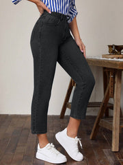Hazel Blues® | High Waist Jeans with Pockets