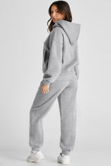 Hazel Blues® | Dropped Shoulder Long Sleeve Hoodie and Pants Active Set