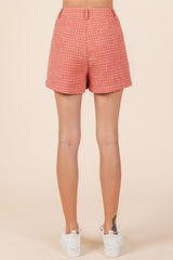 Hazel Blues® | Mittoshop Tweed Classic Shorts with Side Pockets