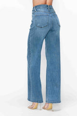 Hazel Blues® | bytos High Rise Wide Leg Jeans with Pockets