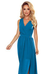 LBD Exclusive Blue Justine Maxi Dress