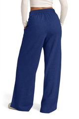 Hazel Blues® | Drawstring Elastic Waist Wide Leg Pants