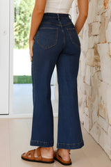 Hazel Blues® | High Waist Bootcut Jeans with Pockets