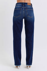 Hazel Blues® | Judy Blue Raw Hem Straight Leg Jeans