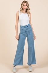 Hazel Blues® | Mittoshop High Waist Wide Leg Jeans