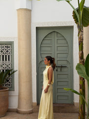 Vega Dress in Yellow - Shipping/Envio 27/04 to 04/05