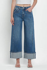 Hazel Blues® | Straight Leg Jeans with Pockets
