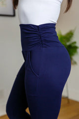 Hazel Blues® | Haley Ruched Waist Leggings