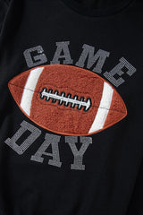 Hazel Blues® | GAME DAY Football Round Neck Long Sleeve Top and Shorts Set