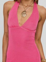 Leam Mini Dress Hot Pink