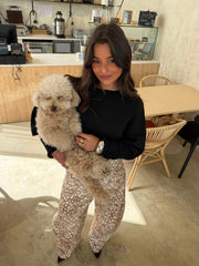 Bambi Print Balloon Pants