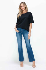Hazel Blues® | bytos Cat's Whiskers High Rise Straight Jeans