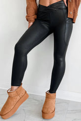 Hazel Blues® | Pocketed V-Cut Waist Leggings