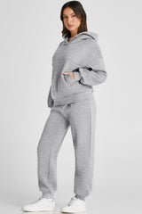 Hazel Blues® | Dropped Shoulder Long Sleeve Hoodie and Pants Active Set