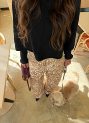 Bambi Print Balloon Pants