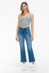 Hazel Blues® | bytos Cat's Whiskers Mid Rise Ankle Jeans