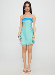 Phillipa Mini Dress Aqua