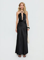 Paradox Cowl Maxi Dress Black