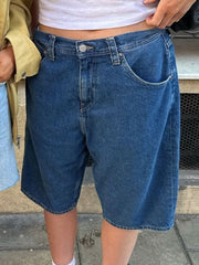 Hazel Blues® | High Waist Denim Shorts with Pockets