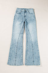 Hazel Blues® | Wide Leg Jeans with Pockets