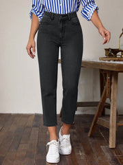 Hazel Blues® | High Waist Jeans with Pockets