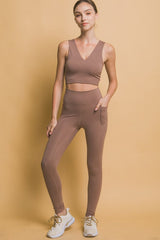 Hazel Blues® | Love Tree High Waist Leggings with Side Pockets
