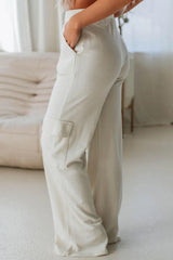 Hazel Blues® | Drawstring High Waist Pants with Pockets