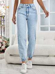 Hazel Blues® | High Waist Jeans with Pockets