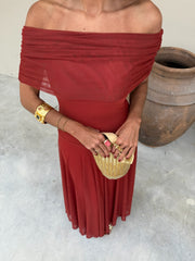 Toledo Dress in Terracota - Shipping from 27/04 to 04/05