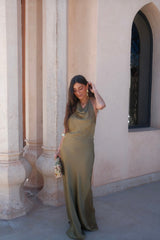 Riad Dress in Green
