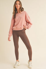 Hazel Blues® | Yelete Fleece Lined High Waisted Leggings