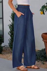 Hazel Blues® | Wide Leg Pants with Pockets
