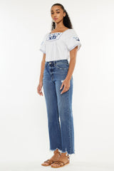 Hazel Blues® | Kancan High Rise Slim Wide Leg Jeans