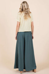 Hazel Blues® | Mittoshop Pleated Wide Leg Pants