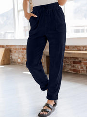 Hazel Blues® | Drawstring Pants with Pockets