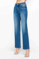 Hazel Blues® | bytos Cat's Whiskers High Rise Straight Jeans