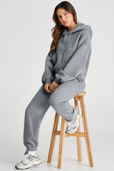 Hazel Blues® | Dropped Shoulder Hooded Top and Pants Active Set